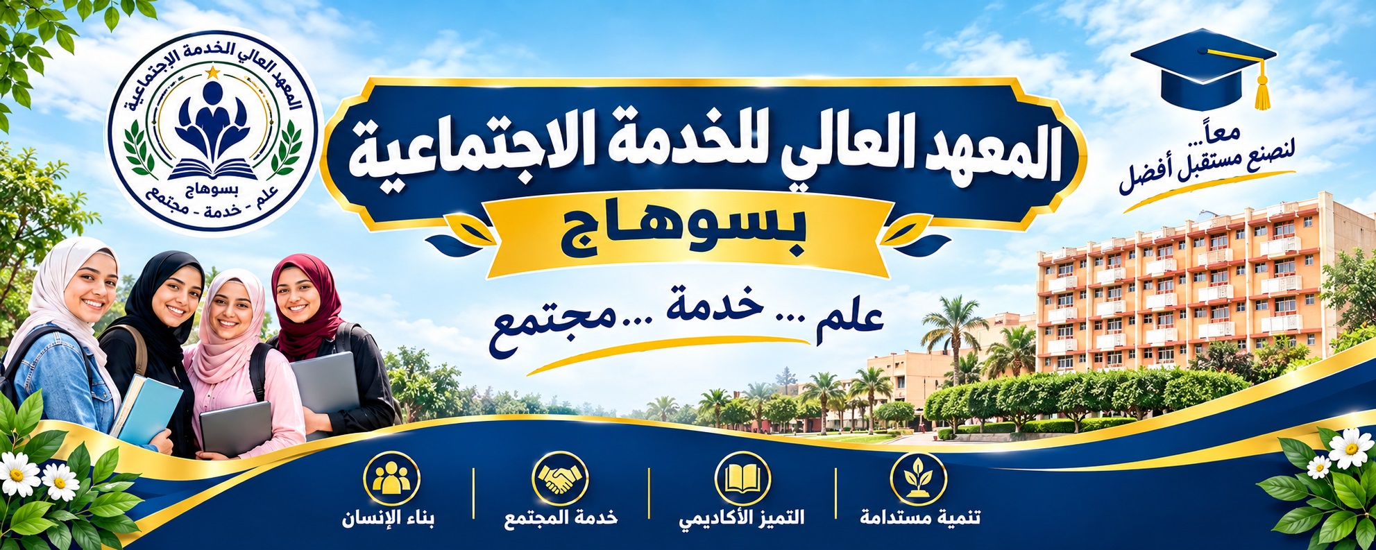 المعهد العالى للخدمة الاجتماعية بسوهاج